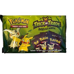 NEW Pokemon Booster Bundle. 50 packs per bundle. 3 cards per pack.
